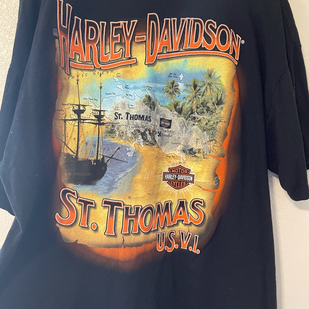 Harley Davidson St Thomas USVI tee *like new*